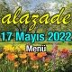 Alazade 17 Mayıs 2022 Yemekler