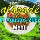 Alazade 11 Ağustos 2022 Menü
