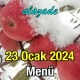 Alazade 23 Ocak 2024 Menü