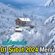 Alazade 1 Şubat 2024 Menü