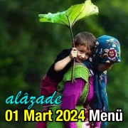 Alazade 01 Mart 20224 Menü