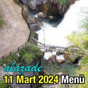 Alazade 11 Mart 2024 Menü