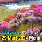 Alazade 29 Mart 2024 Menü