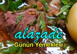 Alazade Menü Günün Yemekleri